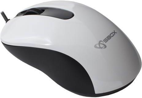Produktbild Sbox Optical Mouse M-901 white (Kabelgebunden)