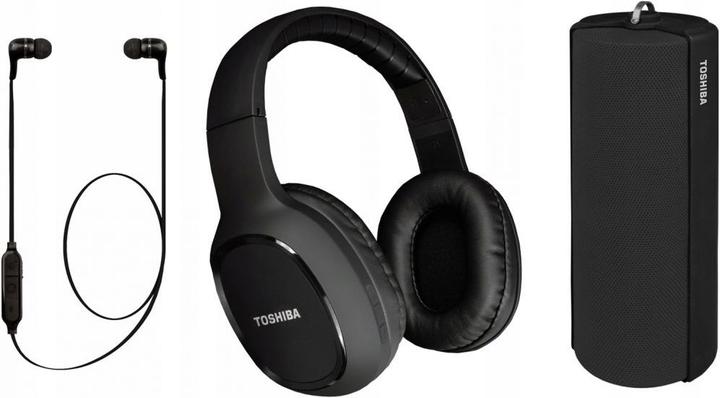 Toshiba Triple Pack HSP-3P19 black (4 h, Wireless)