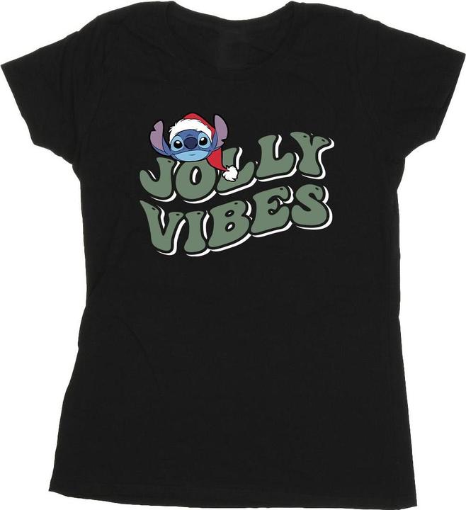 Immagine prodotto Disney Lilo & Stitch Jolly Chilling Vibes Maglietta Donna (S)