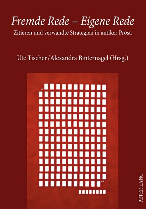 Image du produit Fremde Rede - Eigene Rede (Ute Tischer, Alexandra Binternagel, 2011)
