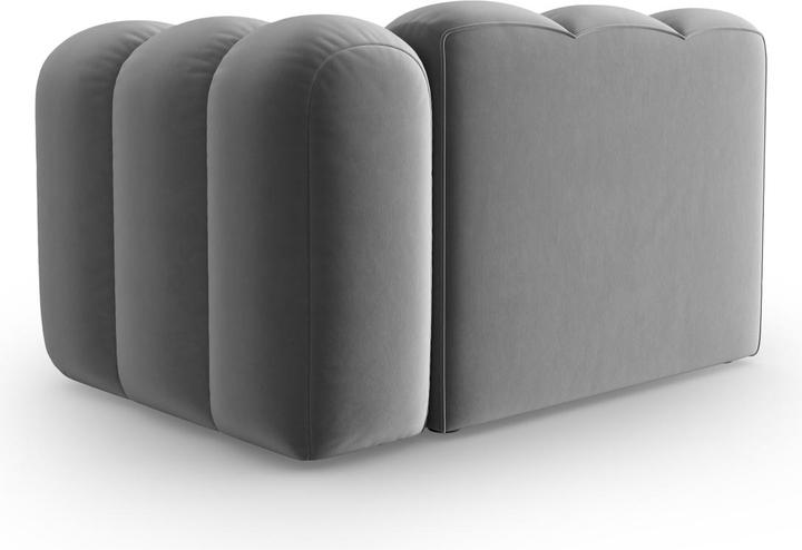 Actual product image Micadoni Velvet Modul Right, "Lupine", 1 Seat, 115x95x70Made in Europe (2 person sofa, 3-seater, 4-seater)