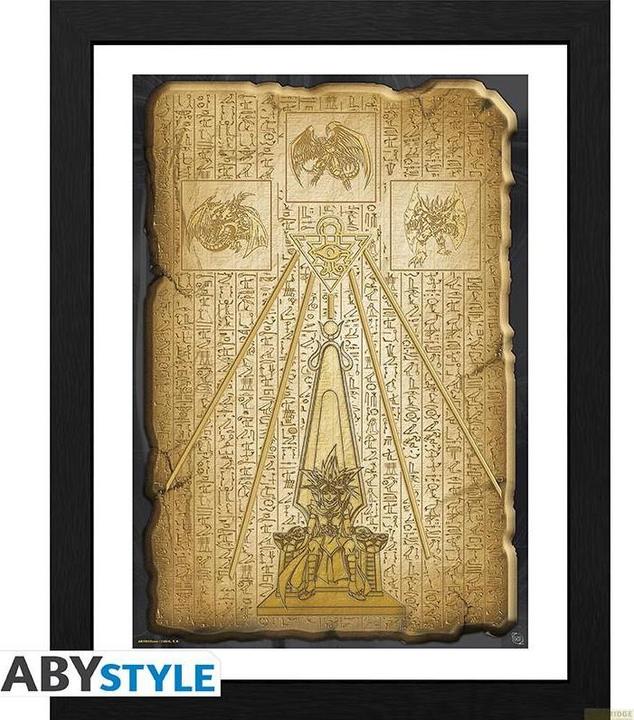 Actual product image GB Eye Framed Poster Yu-Gi-Oh! : Egyptian Tablet