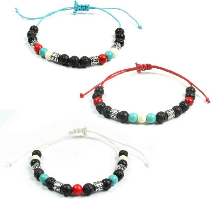 Immagine prodotto Bracciale con fragranza in pietra lavica Harmony.J765