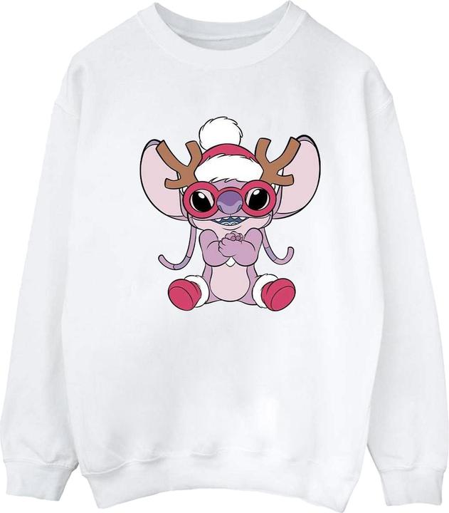 Disney Lilo & Stitch Angel Reindeer Sweatshirt (S)