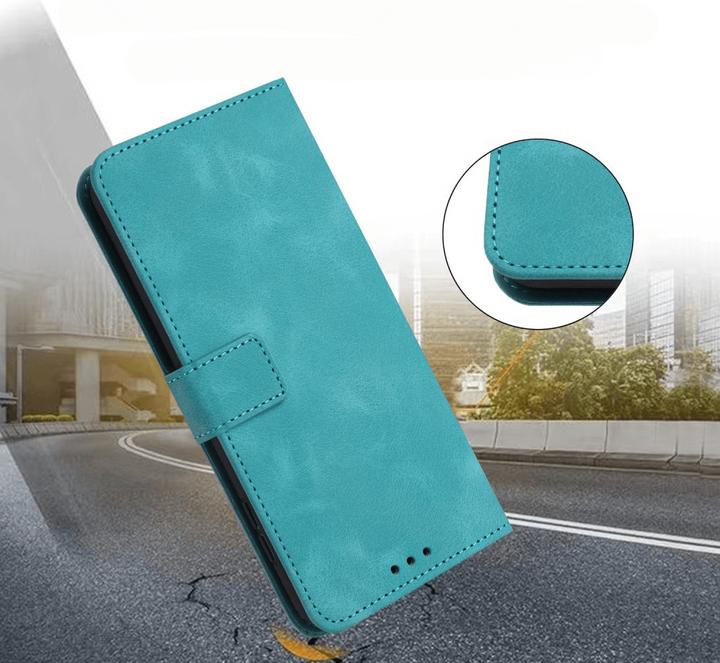 Produktbild Cover-Discount iPhone 16 – Wildleder Look Etui im Vintage Design (Apple iPhone 16)