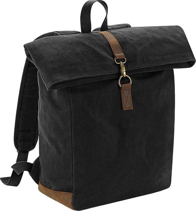 Produktbild Quadral Heritage gewachser Canvas Rucksack mit LederAkzent (9 l)