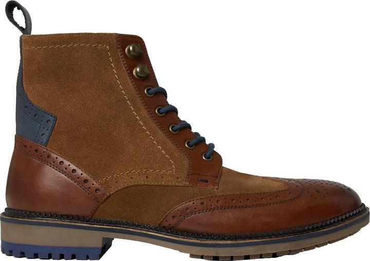 Produktbild Joe Browns Mixed Suede and Leather Tan Brogue Ankle Boots (45)