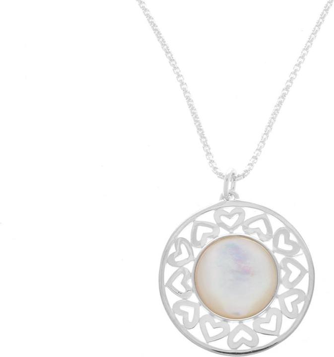 Actual product image Thomas Sabo Necklace and pendant with mother-of-pearl AIR-SET0009-029-14 (925 Sterling silver, 50 cm)