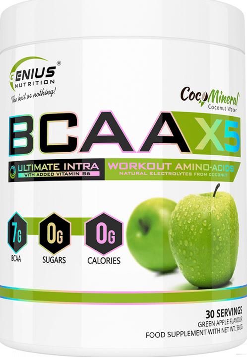 Immagine prodotto Genius Nutrition BCAA-X5 (Mela verde, 1 pz., 460 g)