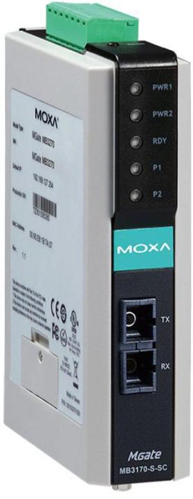 Immagine prodotto Moxa Modbus Gateway avanzato 1 POR MGate MB3170I-M-SC