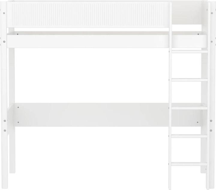 Produktbild Flexa Hochbett White mit Rillen (90 x 200 cm)