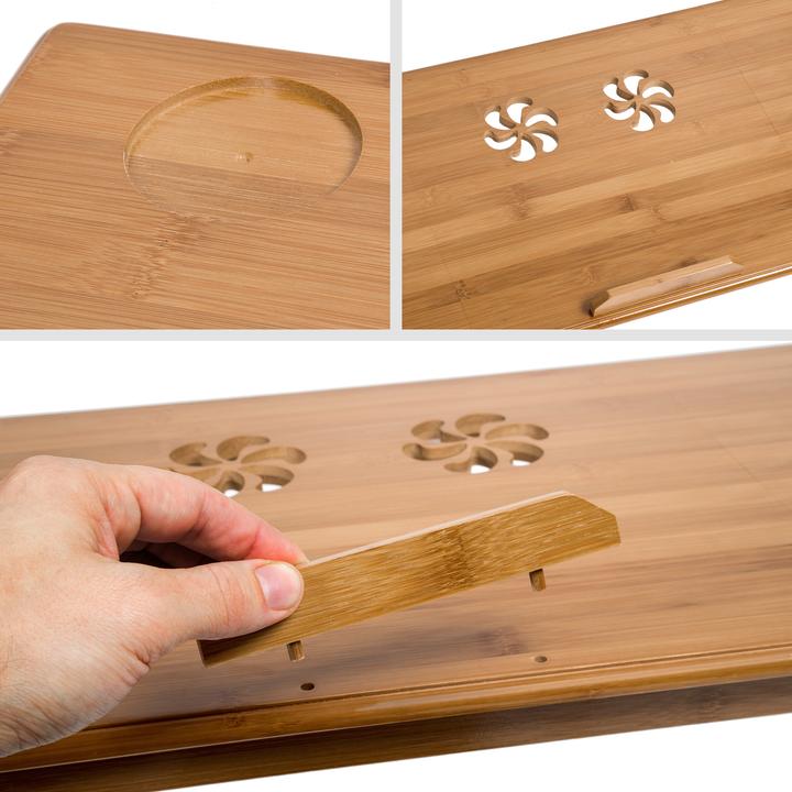 Produktbild tectake Laptoptisch höhenverstellbar