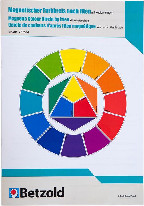 Immagine prodotto Betzold Materiale della lavagna magnetica Ruota dei colori secondo Itten