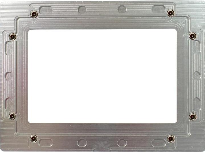 Image du produit Allnet touch display tablet 10 zoll zbh cache pour cadre de montage argent large (10", Argent)