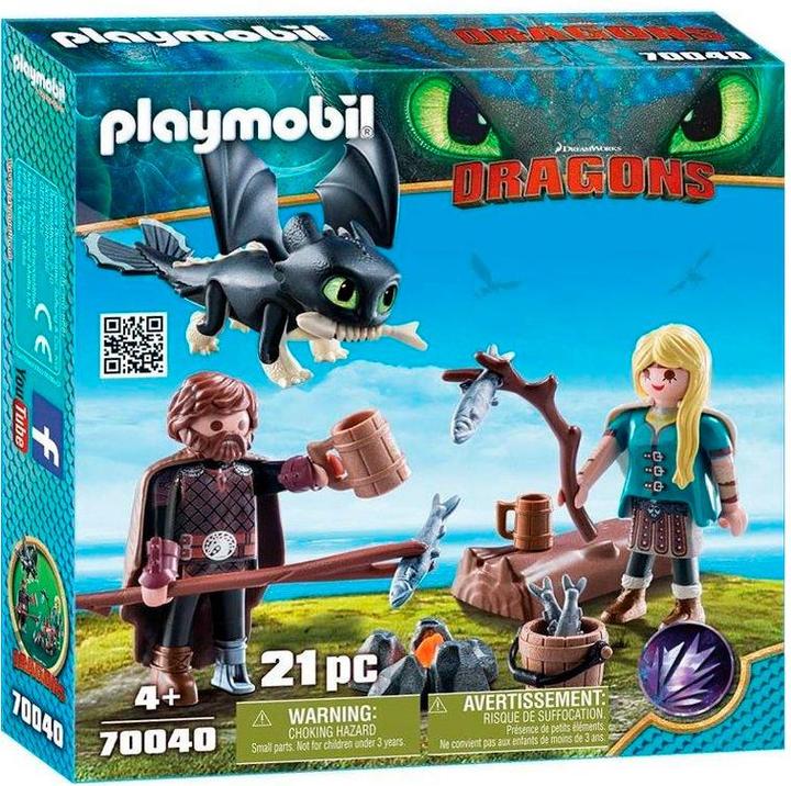 Actual product image Playmobil Hicks and Astrid (70040, Playmobil Dragons)