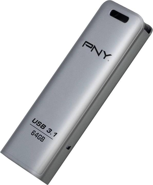 Actual product image PNY Elite Steel 3.1 (64 GB, USB-A, USB 3.1)