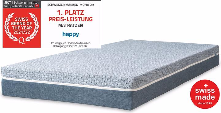 Produktbild happy just (140 x 200 cm, Schaumstoffkern)