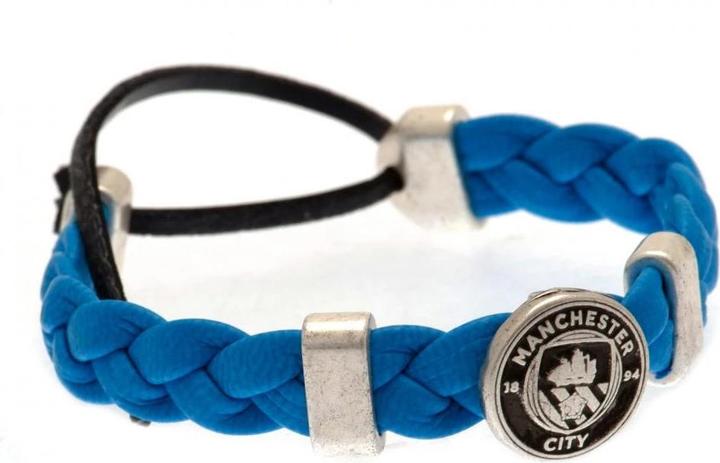 Produktbild Manchester City FC Zum Hineinschlüpfen Armband PU (16 cm, 100% synthetisches Material)