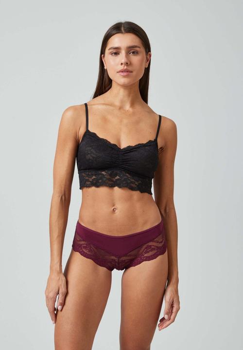Actual product image Snocks Hipster Panties mit Spitze (L, pack of 3)