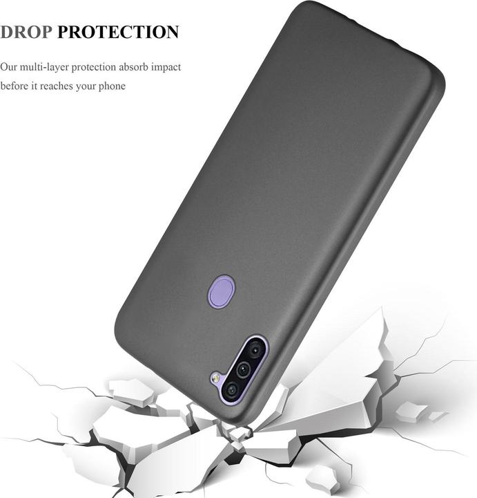 Productafbeelding Cadorabo TPU Matte Metallic hoes (Samsung Galaxy M11, Samsung Galaxy A11)