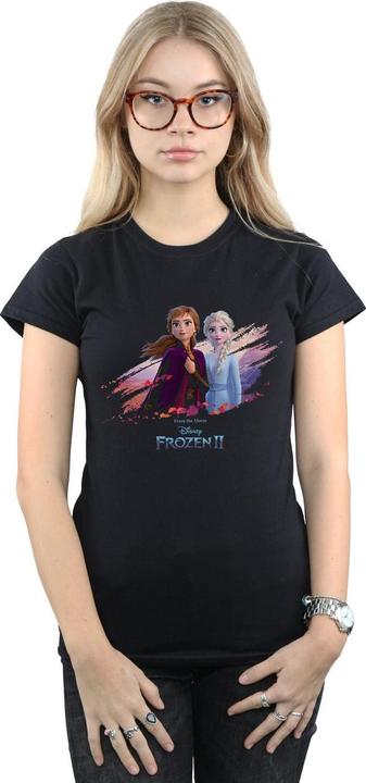 Actual product image Disney Womens/Ladies Frozen 2 Elsa And Anna Nature Is Beautiful Cotton T-Shirt (XXL)