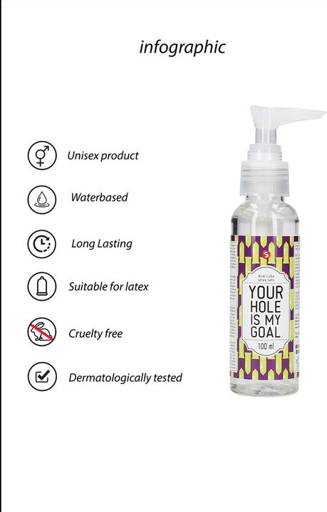 Produktbild Shots Anal Lube - Your Hole Is My Goal - 100 ml (100 ml)