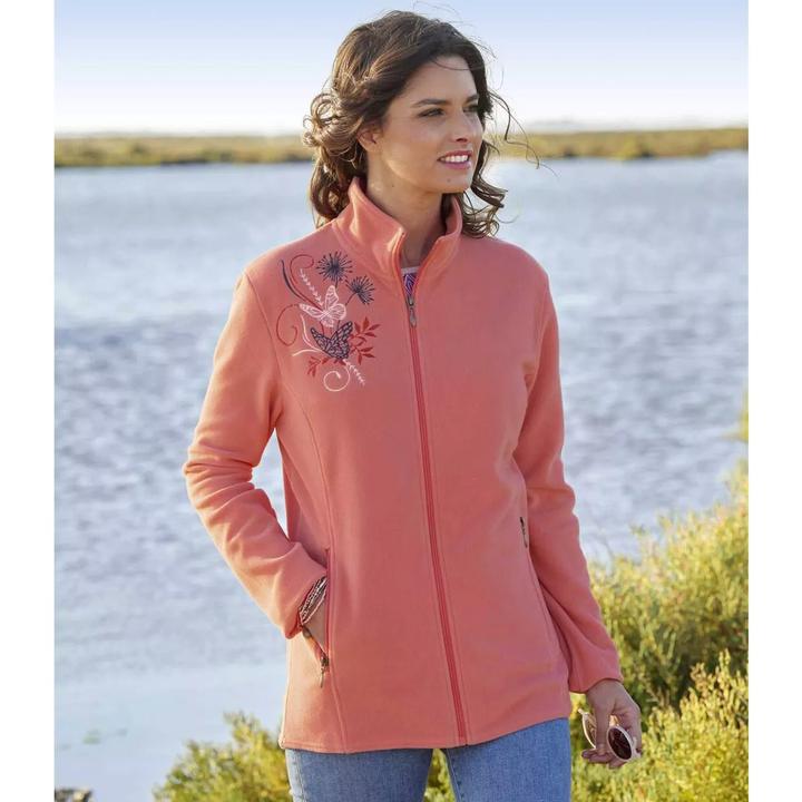 Image du produit Atlas For Women Veste polaire brodée en micropolaire pour femmes (lot de 2) (M)