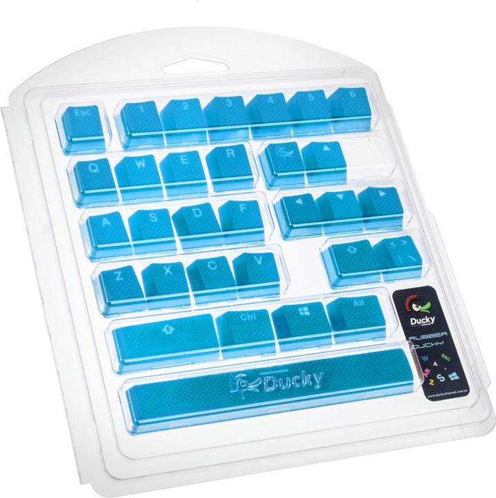 Produktbild Ducky Rubber Keycap Set, 31 Tasten, Double-Shot, gummiert, für Backlight