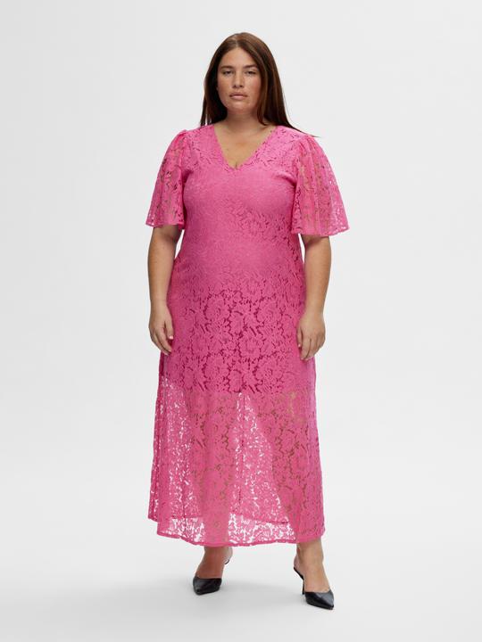 Produktbild Selected Femme Geblümtes Spitzen Midikleid (L)