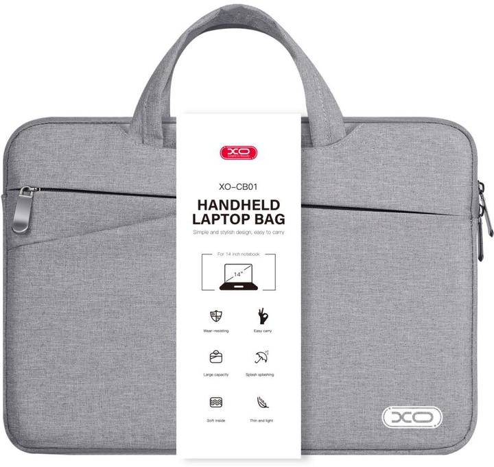 Produktbild xO Laptoptasche CB01 14â€ grau (14")