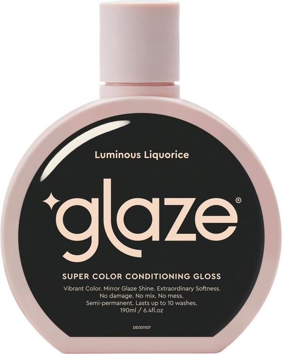 Glaze haarsublimierender Gloss in der Farbe echtes schwarz Liquorice Tb 190 ml (190 ml)