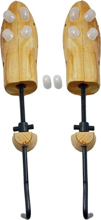 Produktbild Herzberg Home & Living 2-Wege Schuhspanner aus Zedernholz mit Druckpunkt-Entlastung für Herrenschuhe (2 x)