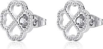 Immagine prodotto Sagapo S'Agapo Steel Earrings Lucky Light Four Leaf Skt51