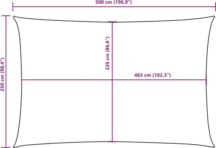 Immagine prodotto VidaXL Tenda da sole (250 x 500 cm)