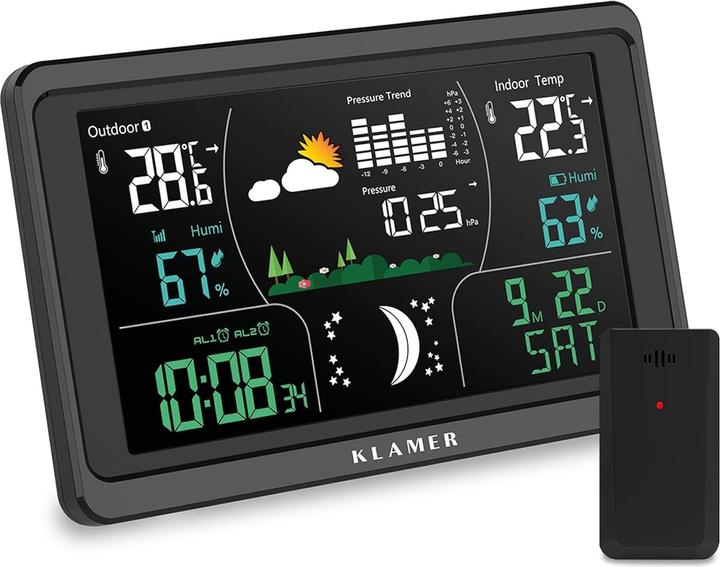 Image du produit KLAMER Funkwetterstation mit Aussensensor