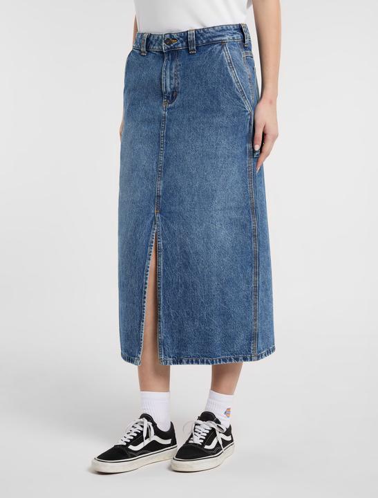Image du produit Dickies Long Denim Carpenter Skirt W Rinsed Fade (S)