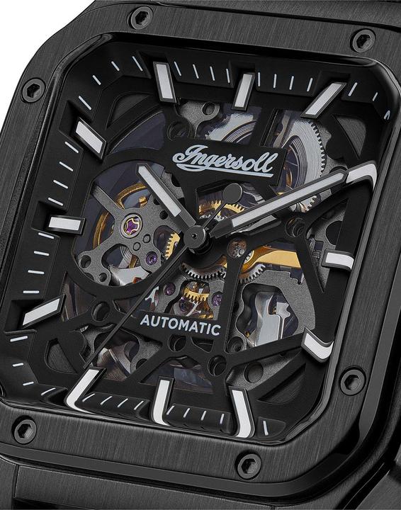 Actual product image Ingersoll 1892 Ingersoll I14504 Herrenuhr Ingersoll Ollie Automatik 45mm 5ATM (Skeleton watch)