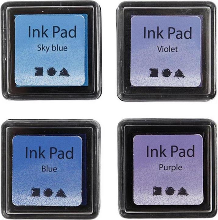 Image du produit Creativ Company Tampon encreur Ink Pad bleu, violet