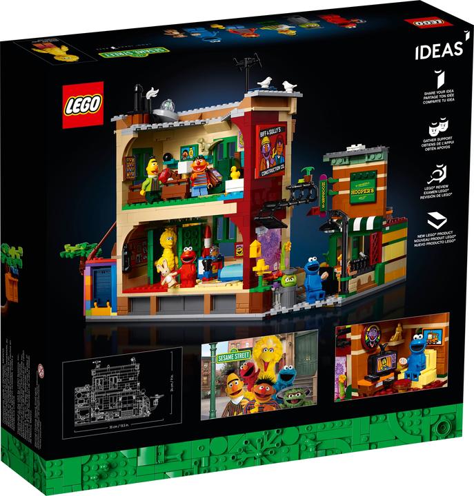 Immagine prodotto LEGO Ideas End-Of-Live Set 123 Sesamstrasse - 21324 NEU! Teile 1367x (21324)