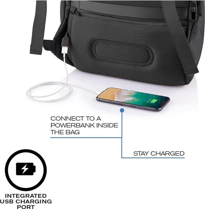 Produktbild XD Design XD-Design Bobby Soft Rucksack Lässiger Rucksack Schwarz Polyethylenterephthalat (13 l)