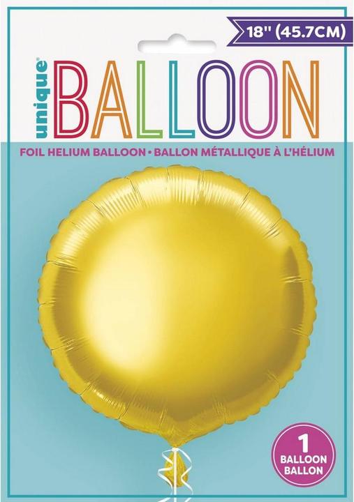 Actual product image Unique Party Round Foil Balloon (Pack of 5)