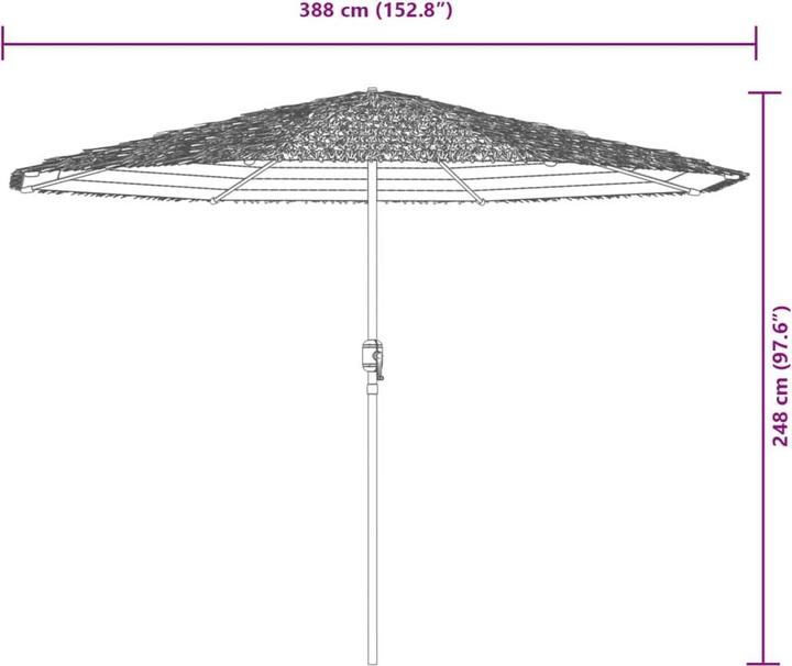 Produktbild VidaXL Sonnenschirm mit mast (3.88 m)