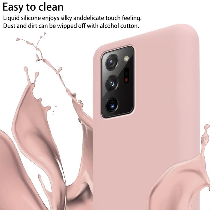 Actual product image Cadorabo TPU Cover Mobile Phone Chain Liquid (Samsung Galaxy Note 20+)