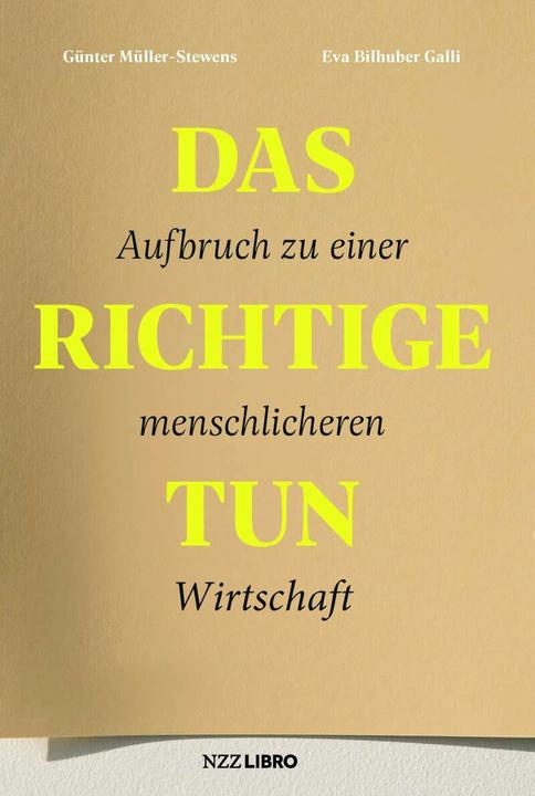 Immagine prodotto Das Richtige tun (Tedesco, Günter Müller-Stewens, Eva Bilhuber Galli, 2022)