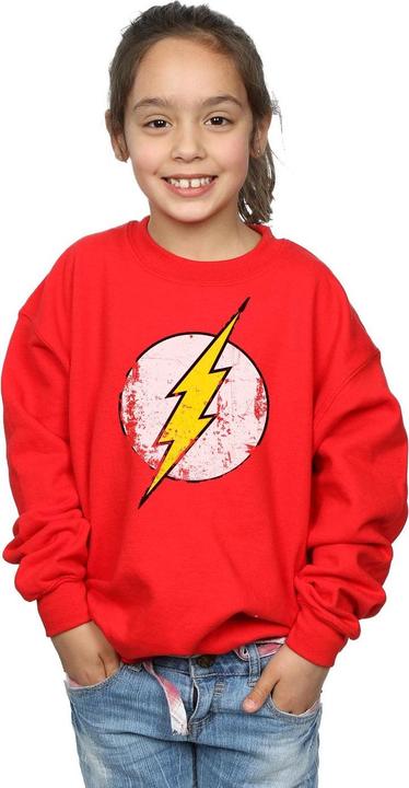 Produktbild Flash Distressed Logo Sweatshirt Mädchen (152, 158)