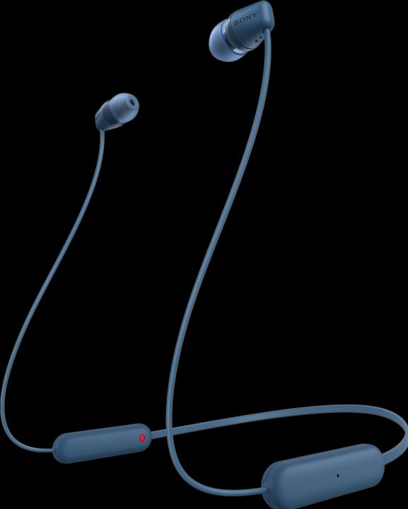 Actual product image Sony WI-C100 (No noise cancelling, 25 h, Wireless)