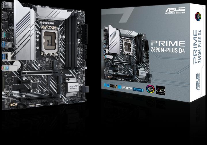 Actual product image ASUS Mainboard Prime Z690M-Plus (LGA 1700, Intel Z690H, mATX)