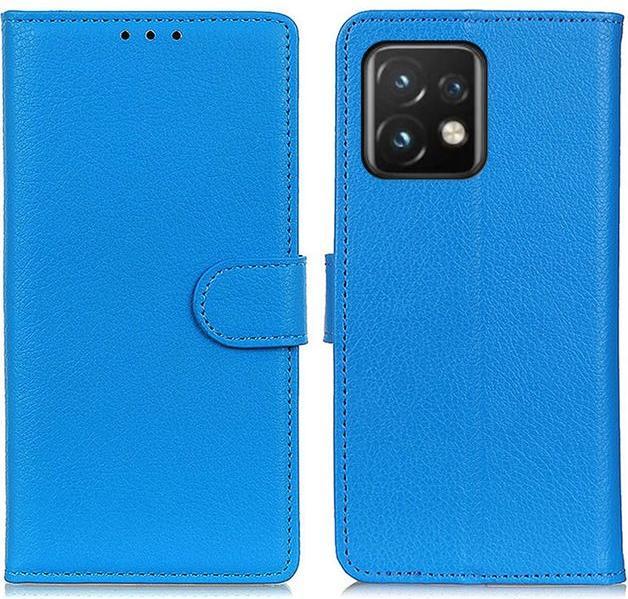 Actual product image MU Classic Litchi Leather Bookcover Series (Motorola Edge 40 Pro)