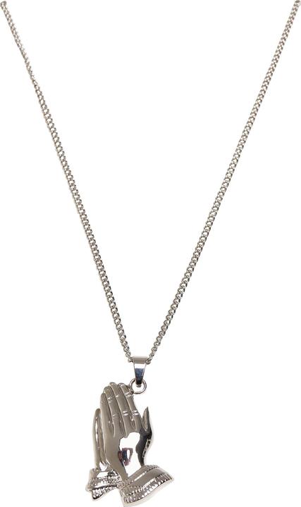 Produktbild Urban Classics Pray Hands Necklace (40% Eisen, 60% Zink)