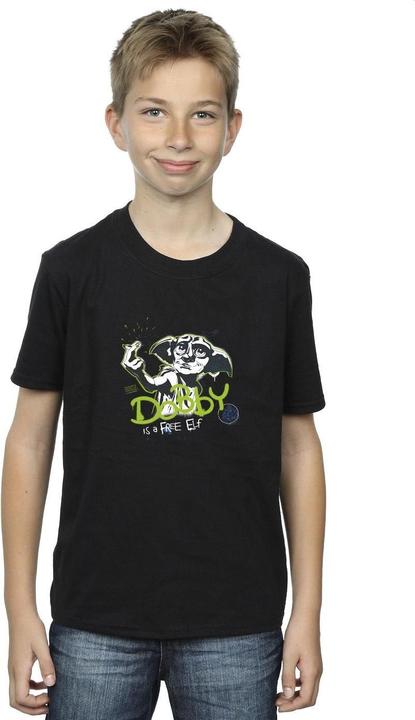 Actual product image Boys Dobby A Free Elf T-Shirt (128)